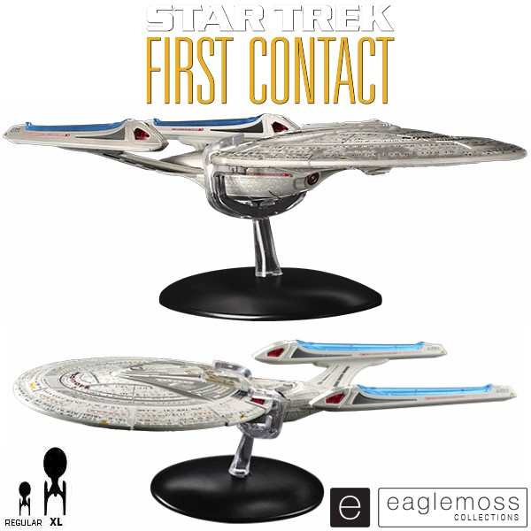 Eaglemoss Star Trek First Contact USS Enterprise NCC1701E XL, Razors Edge Collectibles